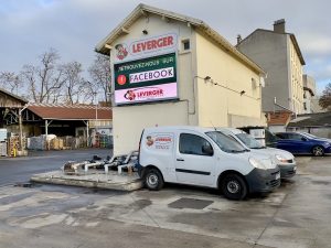 Plan d'accès au siège social Leverger combustibles à Maisons-Alfort