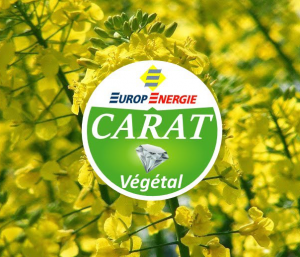 logo énergie végétale carat végétal combustible liquide de chauffage végétal 